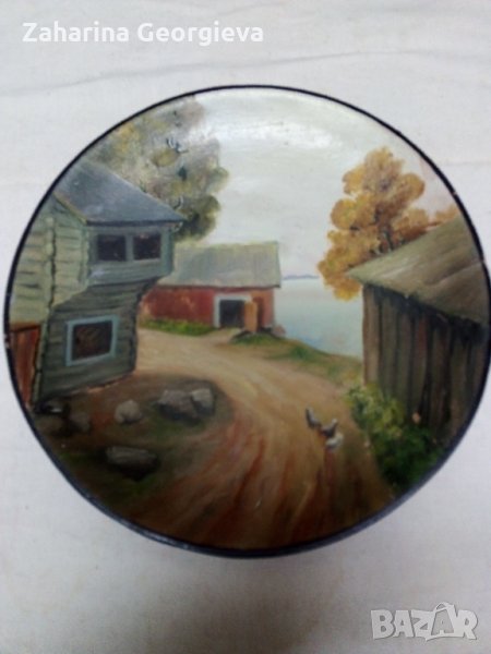 Чиния ръчно рисувана , снимка 1