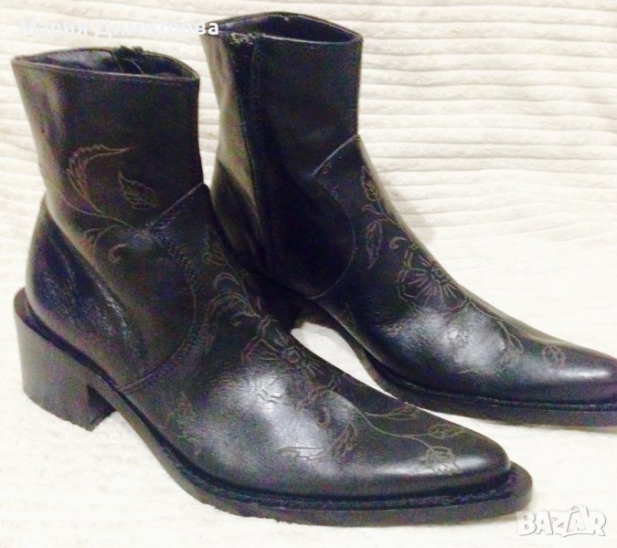 Ботуши Western boots Aldo естествена кожаНОВИ, снимка 1