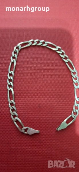 Сребърна гривна /без закопчалка/, снимка 1