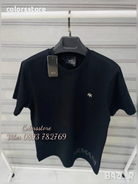 Мъжка Черна тениска Armani/IM184, снимка 1