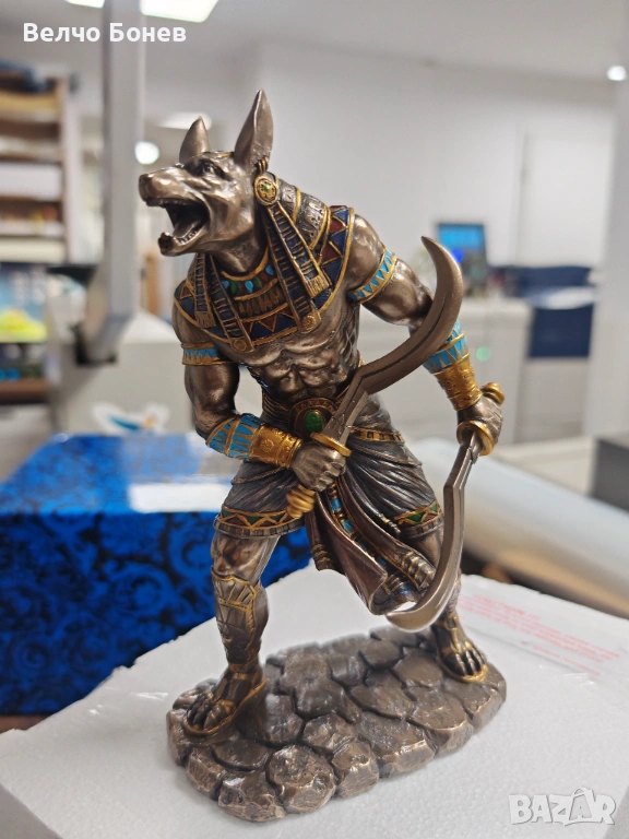 Колекционерска фигурка Анубис – Veronese Design Studio, снимка 1