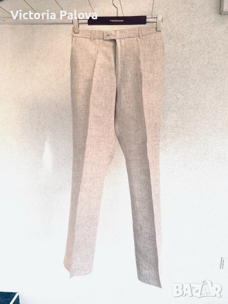 Класическа кройка ленен панталон SPORT/OMMY, снимка 1