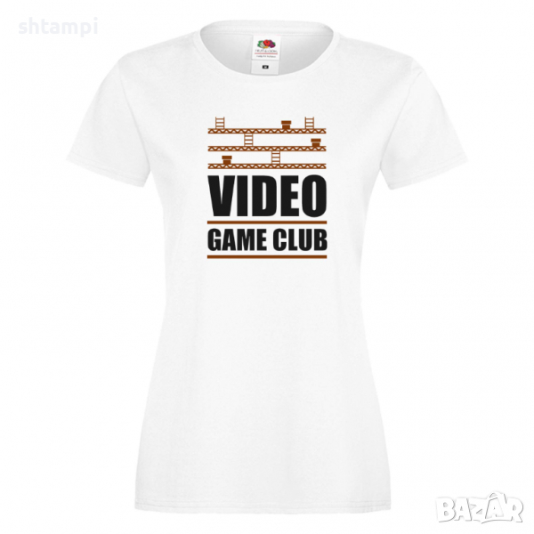 Дамска тениска Video Game Club, снимка 1