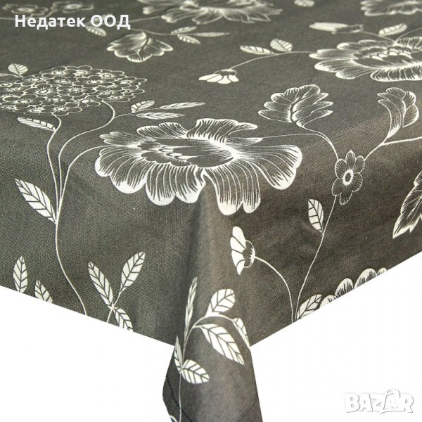 Покривка за маса Taupe, 140х180см, сив/бял, снимка 1