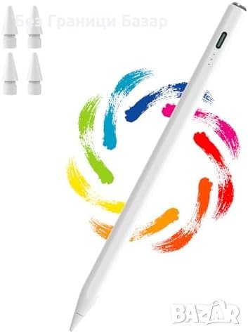 Нов Мултифункционален Стилус за таблет iPad 2018-2023 - Бързо Зареждане, снимка 1