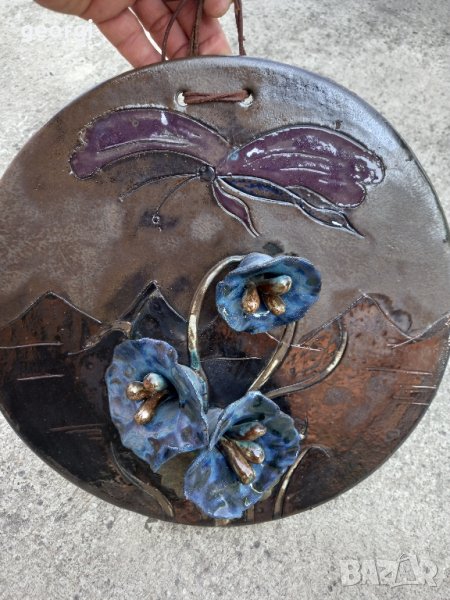 Релефно керамично пано за стена  10/3, снимка 1