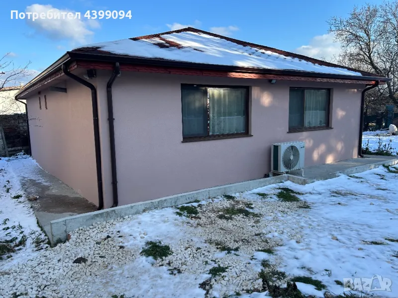 Къща 130кв.двор 600кв.къщата е завършена през 2024г.напълно обзаведена сод видео наблюдение тв.интер, снимка 1