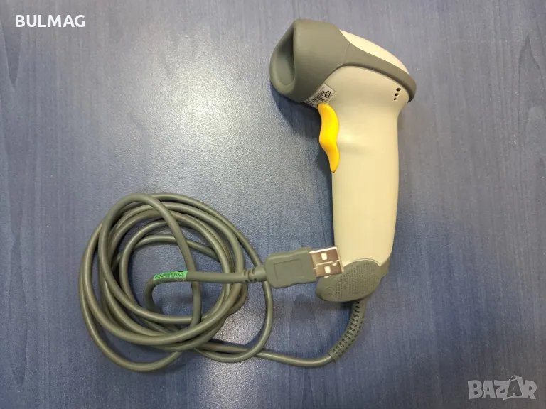Баркод четец Motorola Symbol LS2208, USB, бял, снимка 1
