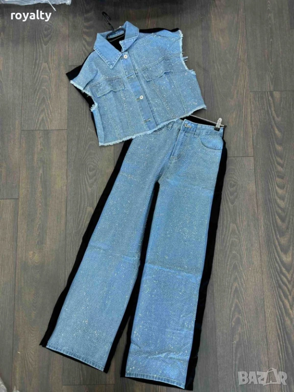 Деним Дамски Сет , снимка 1