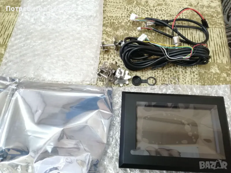 4.3" тъчскрийн монитор за LIFEPO4  батерии за jk bms, снимка 1