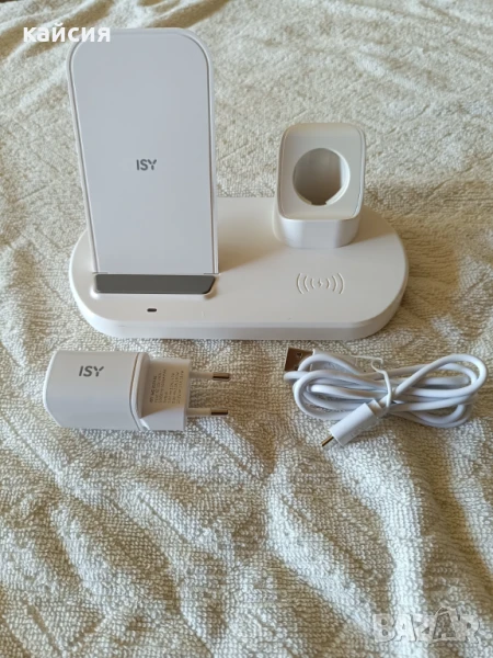 Безжично зарядно за smartphone и часовници ! , снимка 1