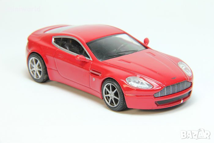 Aston Martin V8 Vantage - мащаб 1:43 на DeAgostini моделът е нов в блистер, снимка 1