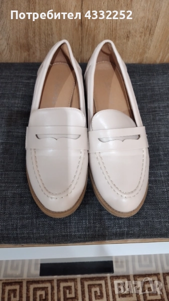 Дамски бежови всекидневни обувки, снимка 1