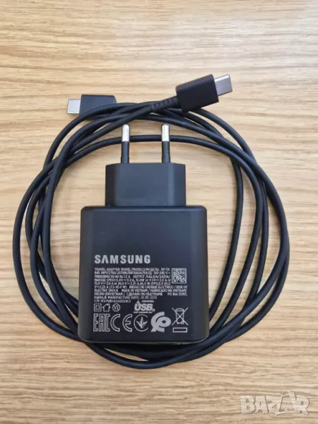 Samsung 45w Super Fast 2.0 зарядно + 1.8м кабел, снимка 1