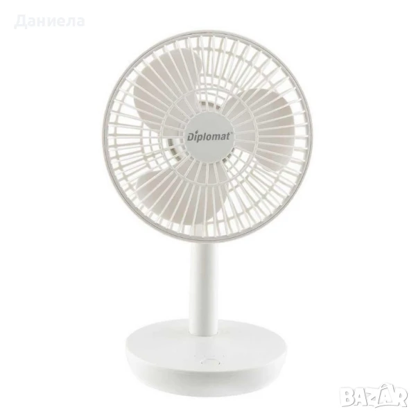 Вентилатор 6,3''Diplomat DFX-363USB, настолен, USB, снимка 1