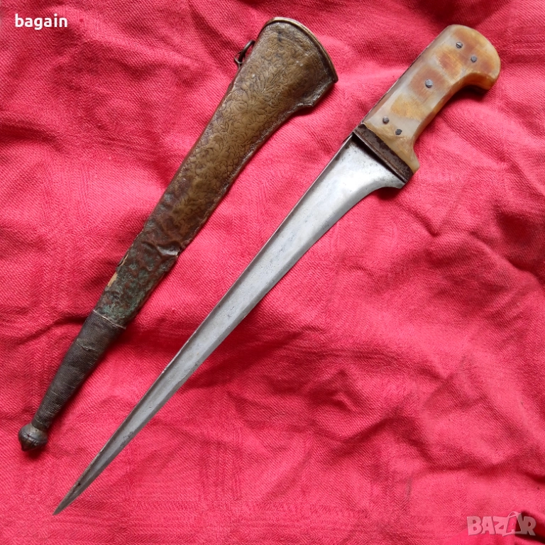 Нож за пробиване на ризници, каруд, кама., снимка 1