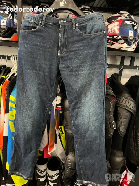 Мото дънки BULL-IT ,протектори и KEVLAR , разм.L-54,като нови, снимка 1