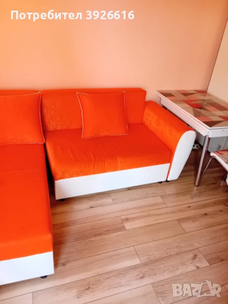 Чисто нов диван(оранжев), снимка 1