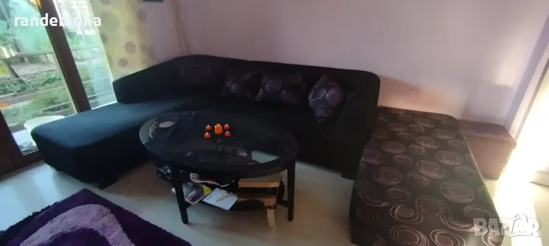 ъглов диван 3 части + възглавници, снимка 1