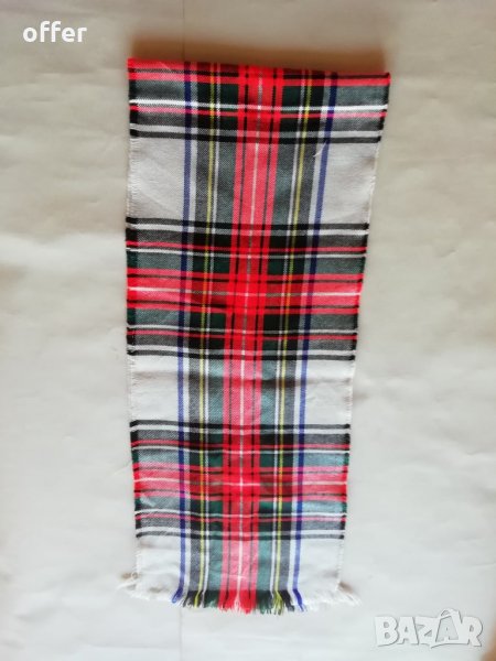 Кариран шал 125х26 см - отлично състояние - само по телефон!, снимка 1