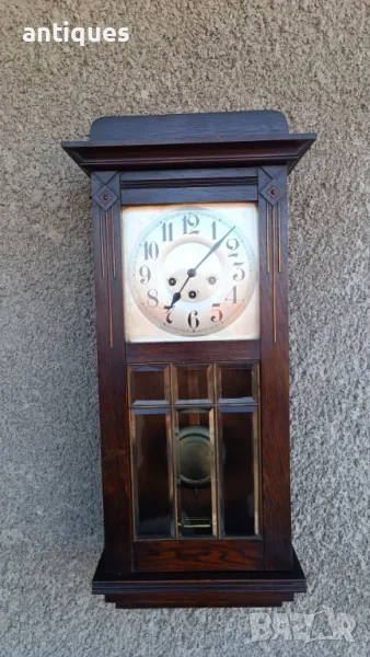 Стар немски стенен часовник - Junghans 4/4 - Антика - 1930г., снимка 1