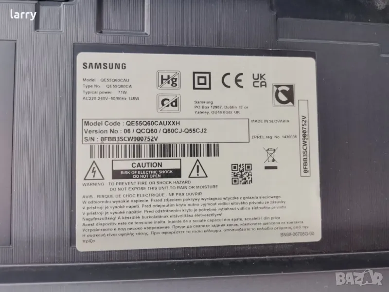 Телевизор Samsung QE55Q60CAU на части, снимка 1