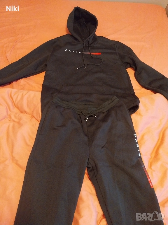 Спортен екип-суичър с качулка и долнище, снимка 1