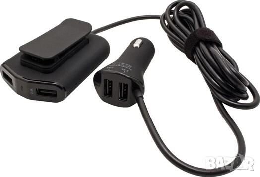 Roline USB Car Charger 4x, 2.4A, снимка 1