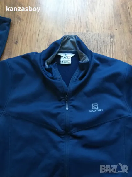 Salomon Full Zip Fleece - страхотно мъжко горнище Л, снимка 1