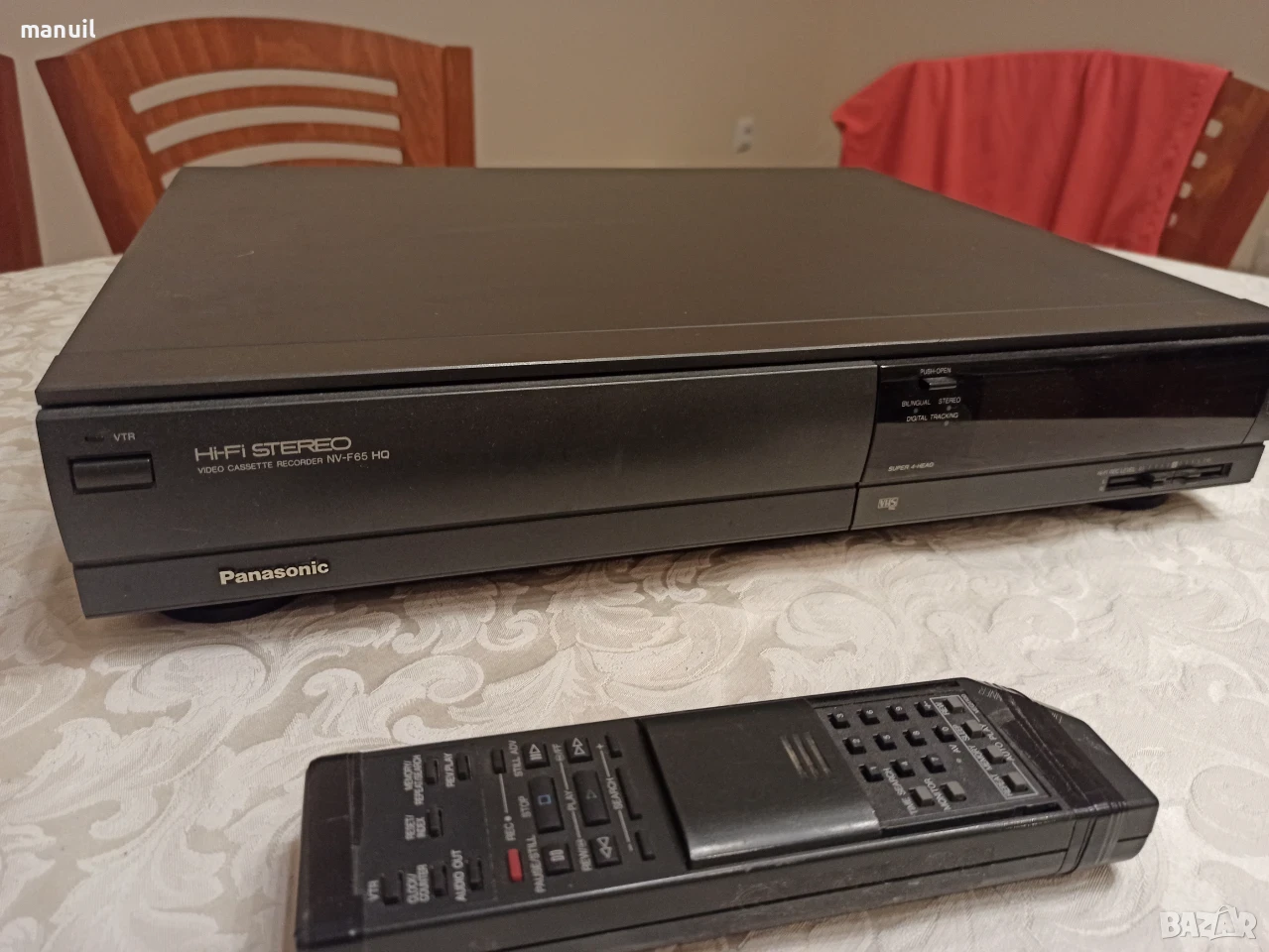 VHS Video Player Panasonic NV-F65EG, снимка 1