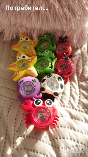Детски часовник с животинки, снимка 1