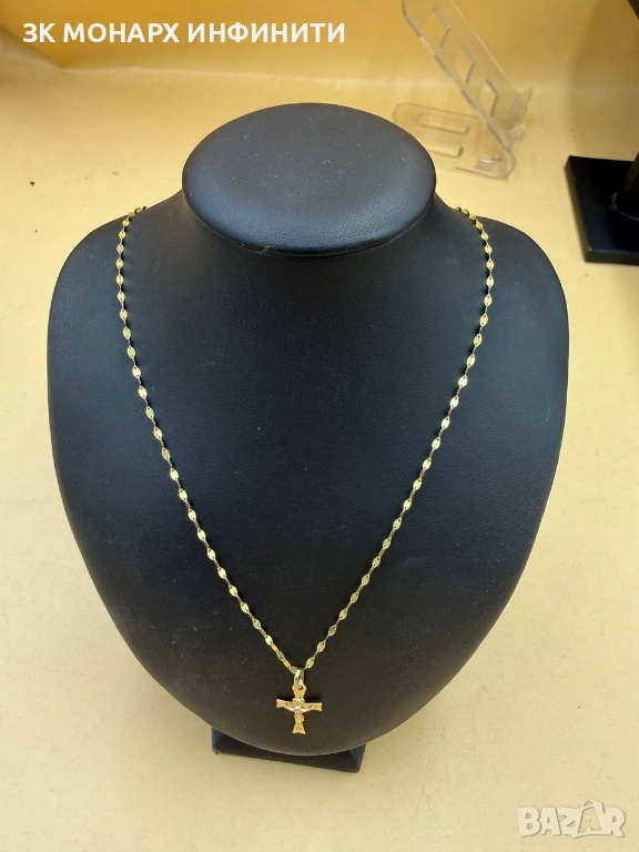 Златен ланец /585/, снимка 1