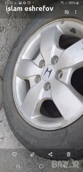 Продават се комплект Джанти 16 цола лети 5*114,3,ц.отвор67,1за Хонда хрв., снимка 1