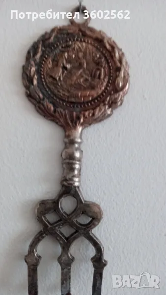 френска метална закачалка, снимка 1
