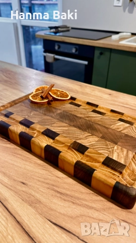 Ендгрейн дъски, подноси и дъски за мезета от DRVO Craft, снимка 2 - Аксесоари за кухня - 52366969