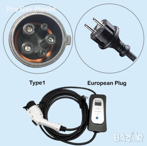 НОВО  Зареждаща станция за всички Марки Автомобили Кабел зареждане коли само за 350 лв Нова 