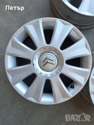 ОРИГИНАЛНИ АЛУМИНИЕВИ ДЖАНТИ ЗА СИТРОЕН С3 С4 С5 - 4Х108Х65-16 цола, снимка 5 - Гуми и джанти - 49574804
