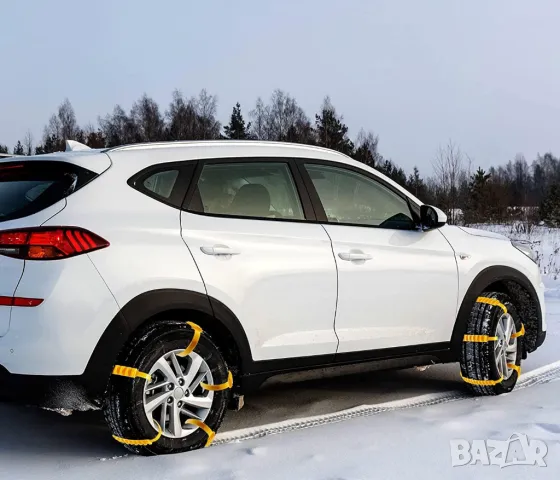 ВЕРИГИ ЗА СНЯГ PVC устойчиви 10бр комплект, снимка 3 - Аксесоари и консумативи - 23231654