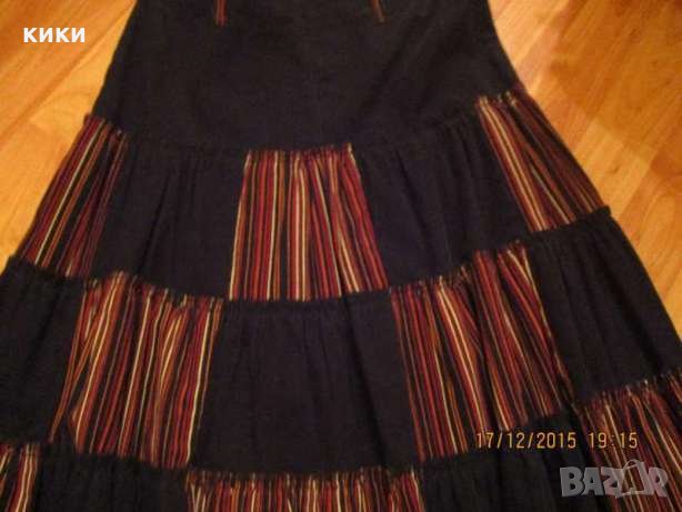 Дамска джинсова пола + подарък нов колан 