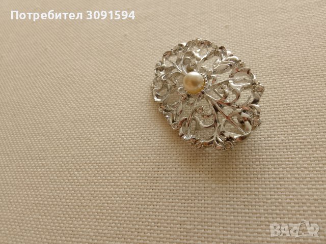 Брошка в стил Арт Нуво, снимка 9 - Антикварни и старинни предмети - 41827092