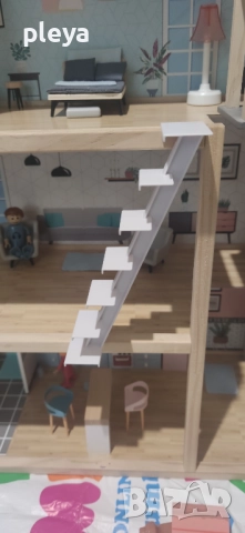 Дървена къща за игра с кукли lidl, снимка 5 - Играчки за стая - 52873239