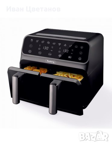 Фритюрник AirFryer,  Черен 2 ГОДИНИ ГАРАНЦИЯ, снимка 1 - Фритюрници - 44166064