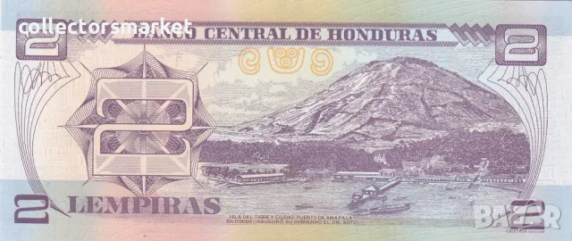 2 лемпира 2014, Хондурас, снимка 2 - Нумизматика и бонистика - 49022758