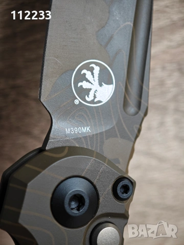 Microtech LUDT Gen III T/E Signature Automatic Knife Badlands Camo Aluminum M390MK by Tony Marfione., снимка 3 - Ножове - 53562493