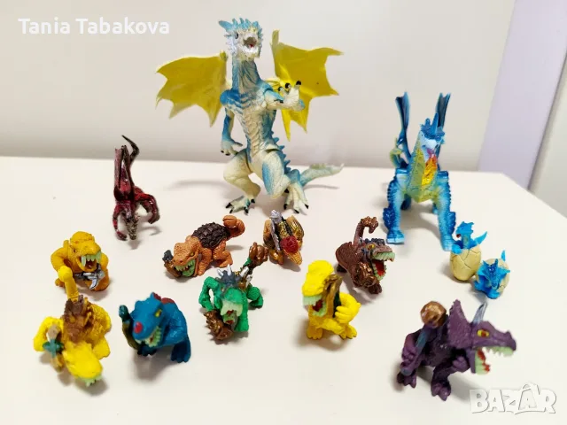 Лот фигурки дракони и динозаври мутанти 