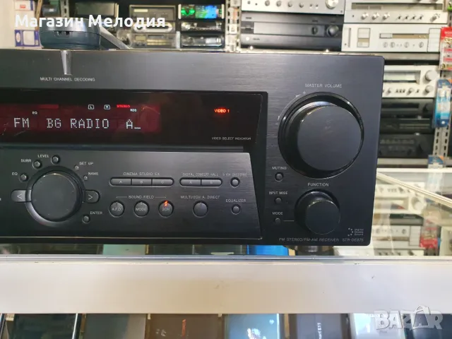 Ресийвър SONY STR-DE875 Две по 100 вата. Има оригинално дистанционно., снимка 5 - Ресийвъри, усилватели, смесителни пултове - 48504697