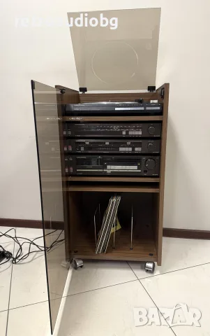 🔊Ретро аудио сет GRUNDIG - Усилвател, дек, тунер, грамофон и рак шкаф🔉