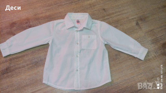 бяла ризка на Zara, снимка 2 - Бебешки блузки - 44794029