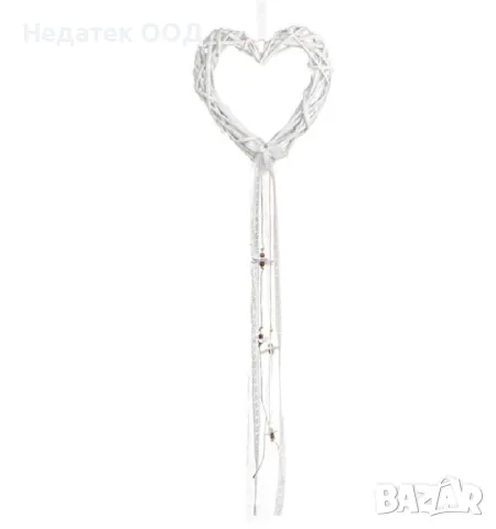 Декоративно висящо сърце, 29x4x118 см