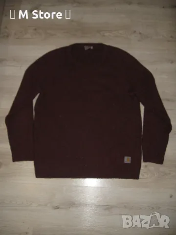 Carhartt мъжки вълнен пуловер L размер, снимка 5 - Пуловери - 48396342